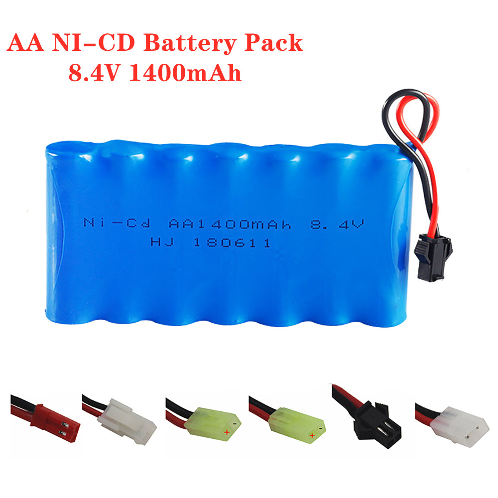 Rc Hobby Parts - Pack de Batteries rechargeables ni-cd, 8.4V,