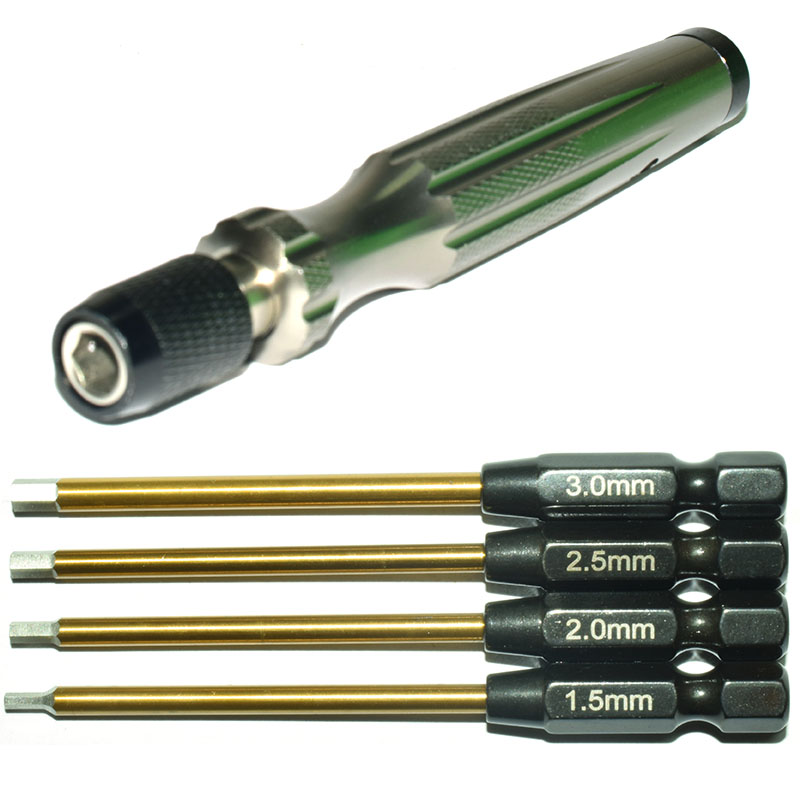 Rc Hobby Tool Kit - Jeu de tournevis hexagonaux 1/4 pour