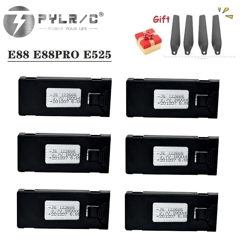 Eachine Drone E58 - 1/2/3/5/10 pièces 3.7V 1800Mah RC Drone