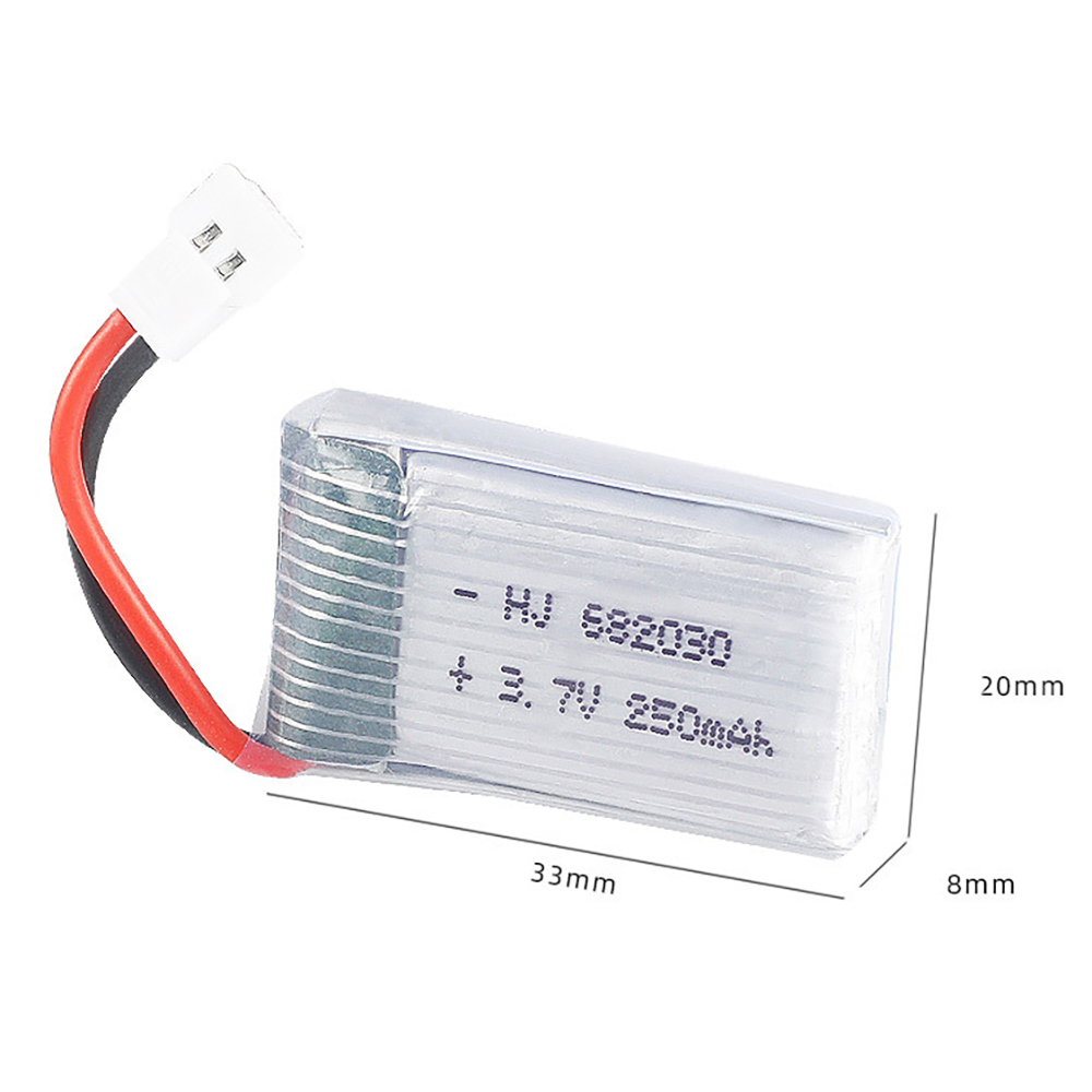 Batterie Lipo 3.7V 250mAh 6820 - Rc Hobby Parts avis et prix