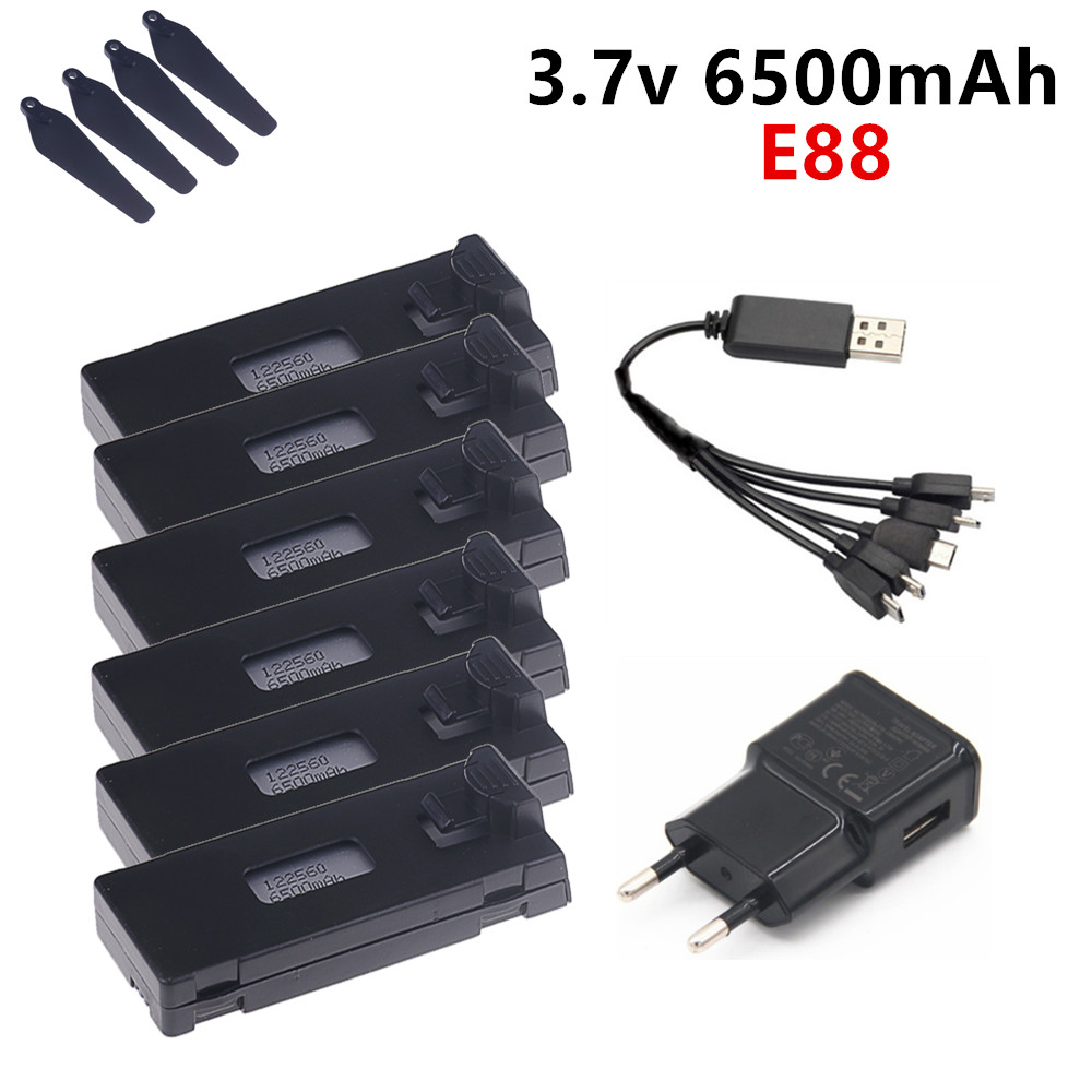 Batterie Lipo 3.7V 6500mAh pou - Eachine Drone E58 avis et prix