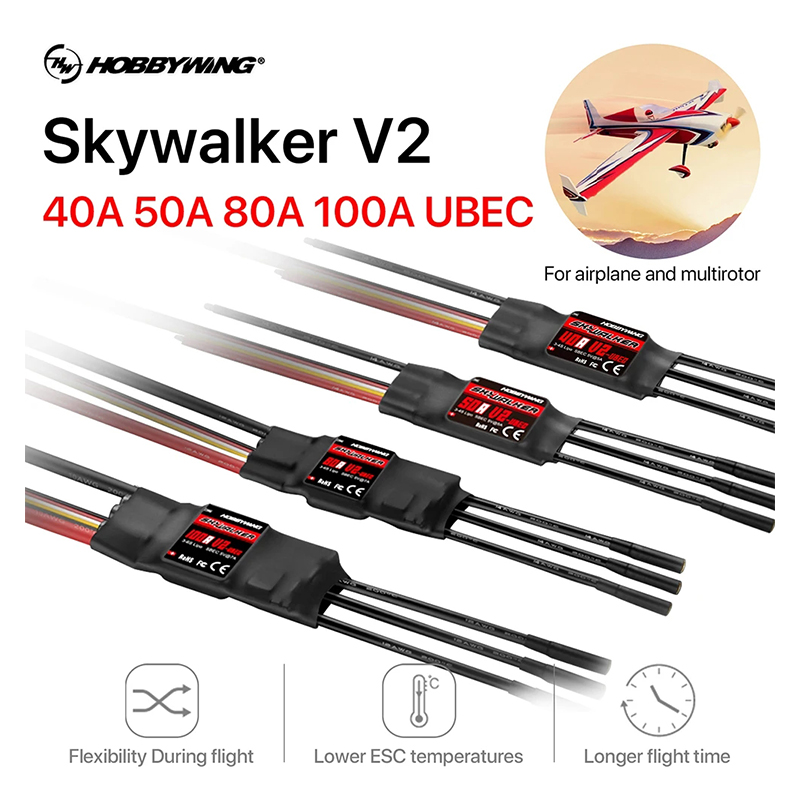 Hobbywing SKYWALKER série 2-6S - Rc Hobby Grade Plane avis et prix