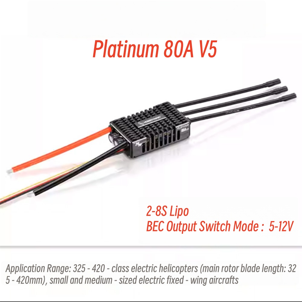 FATJAY Hobbywing Platinum 80A  - Rc Hobby Model avis et prix