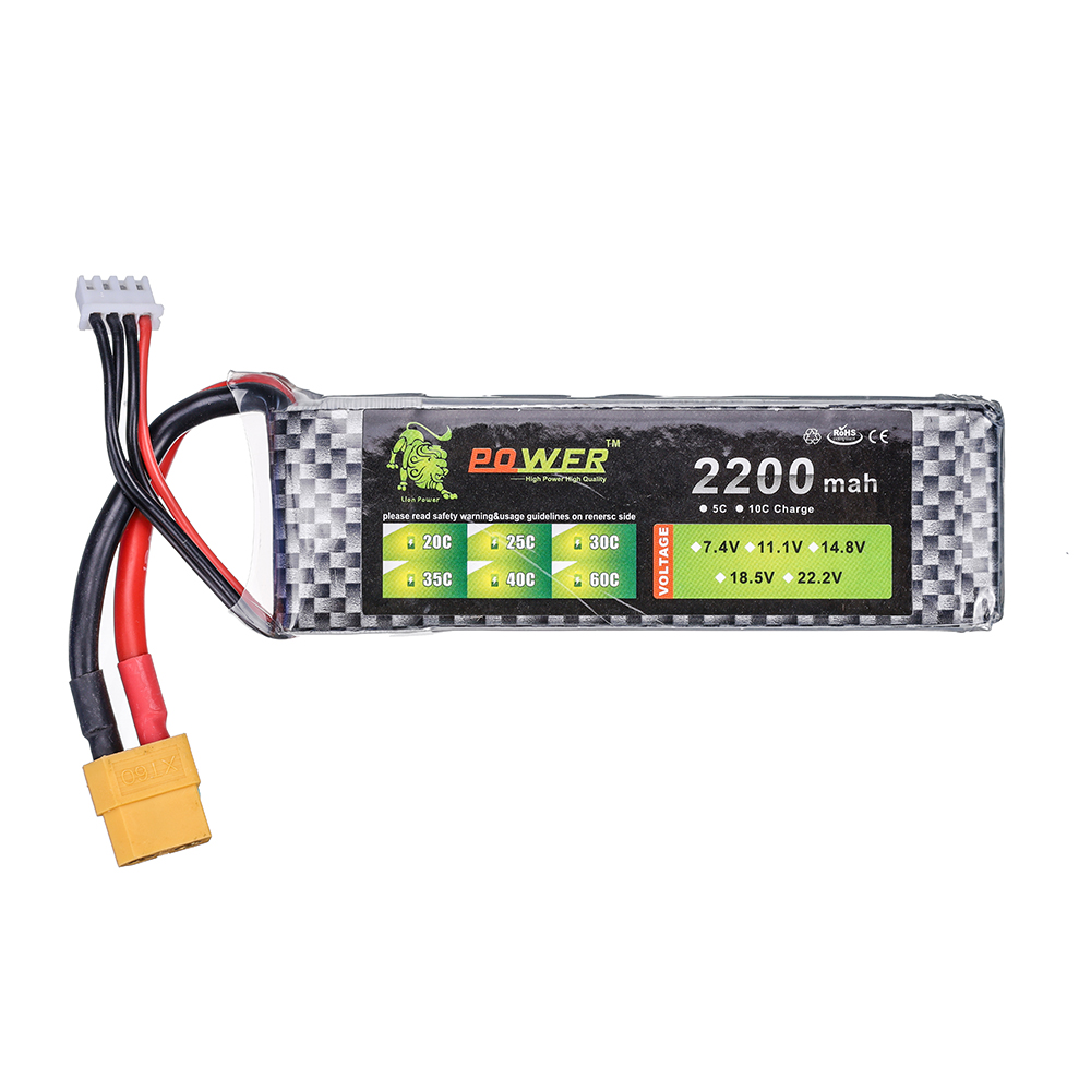 Batterie Lipo 3S 11.1V 2200mAh - Hobby Rc Quadcopters avis et prix